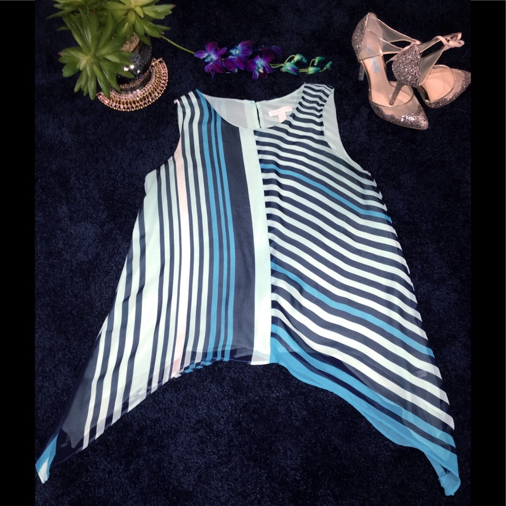 💵★FAST SHIPPING★💵 Ny&Co Teal and Blue Top